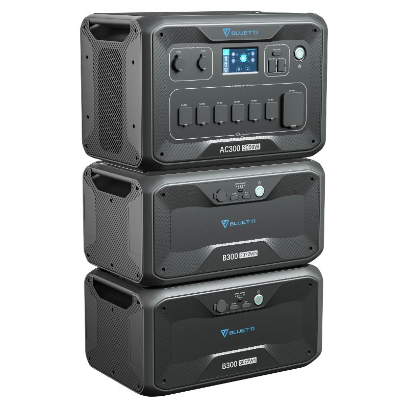 Bluetti AC300 Inverter + 2x B300 Batteries Portable Powerstation